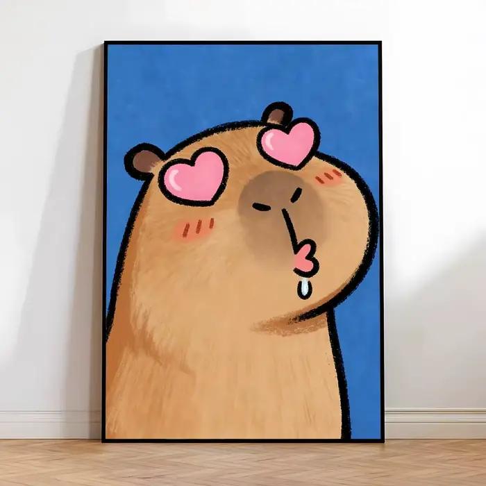 Peinture de dessin animé Kicapara simple et mignonne