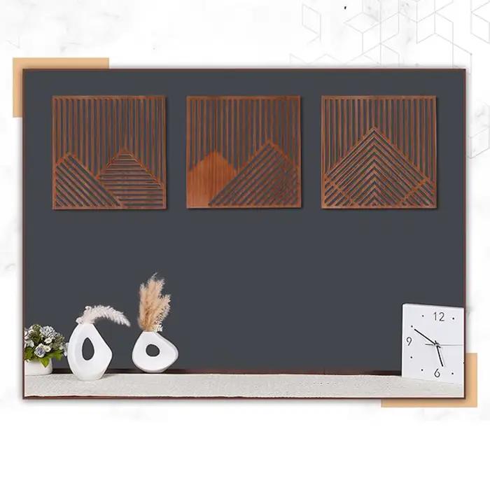 Décoration murale moderne en bois