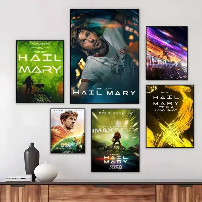 Project Hail Mary 2026 Movie Fashion Canvas Wall Art pour décoration murale de salon