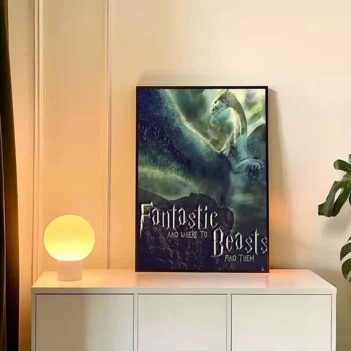 Affiche sur toile de monstres fantastiques et où les trouver