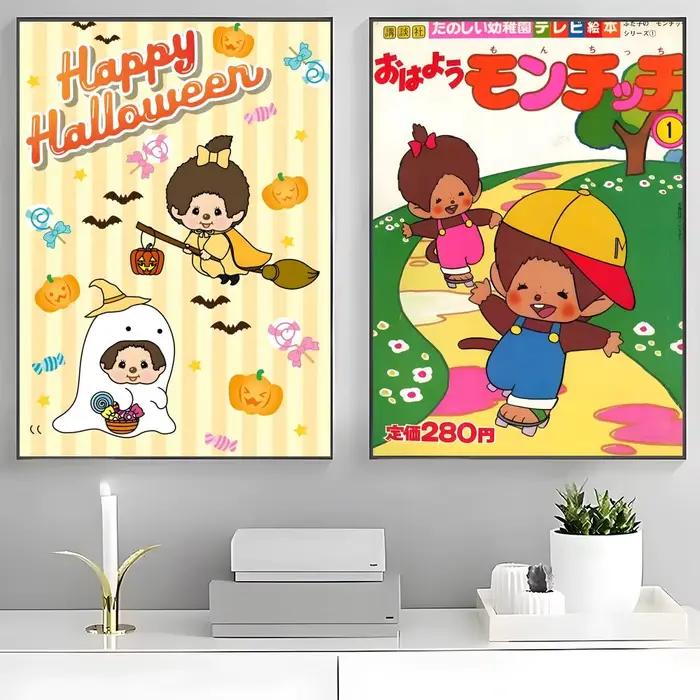 Affiche de dessin animé M-Monchhichis