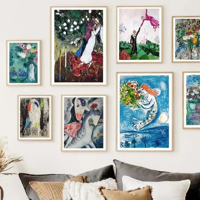 Art mural minimaliste scandinave