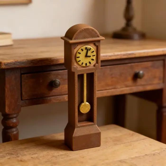 Horloge miniature pour maison de poupée