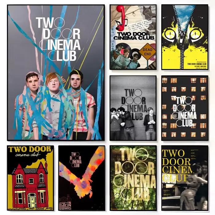 Affiche de groupe de rock indépendant britannique Two Door Cinema Club