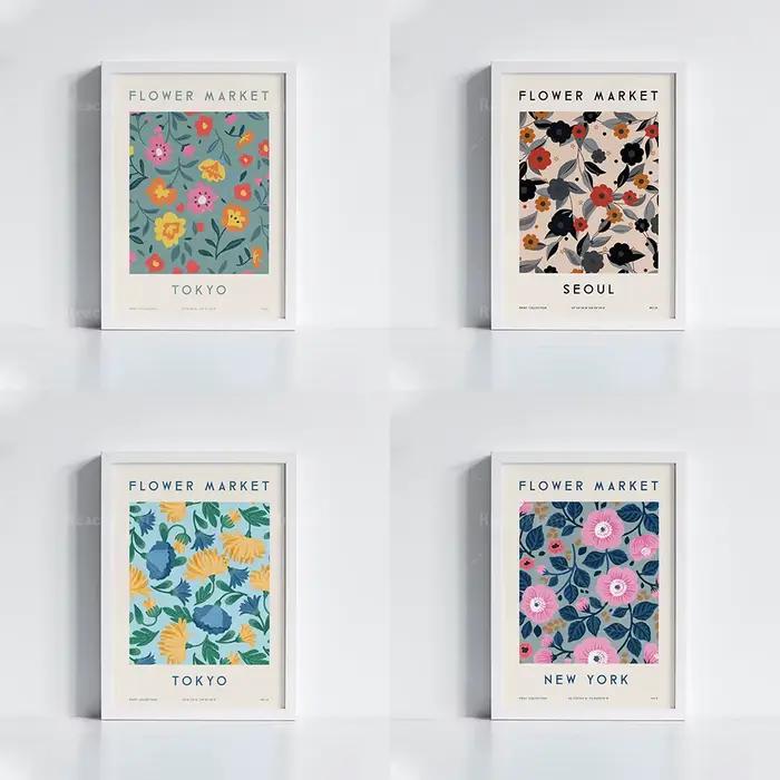 Affiches Takflower du marché des fleurs
