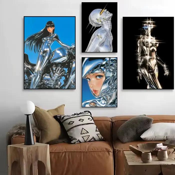 Affiche d'esthétique mécanique H-Hajime S-Sorayama