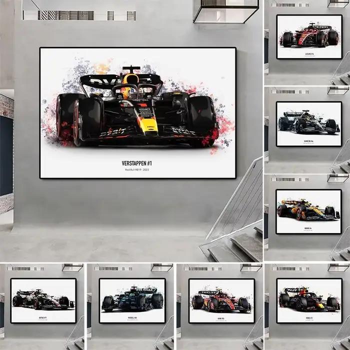 Toile de peinture décorative formule Hamilton W Leclerc SF