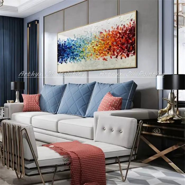 Classique Abstrait Esthétique Mur Art Bloc Texture HD Huile Sur Toile Affiches Et Impressions Maison Chambre Salon Décoration