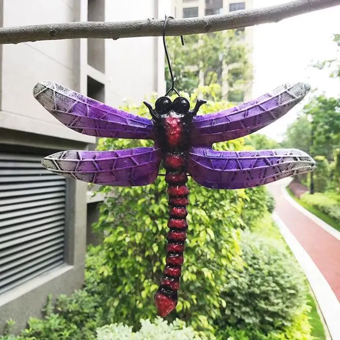 Sculpture de libellule en métal faite à la main pour la maison