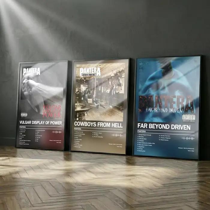 P-Panteras – ensemble d'affiches modernes pour la décoration murale de la pièce