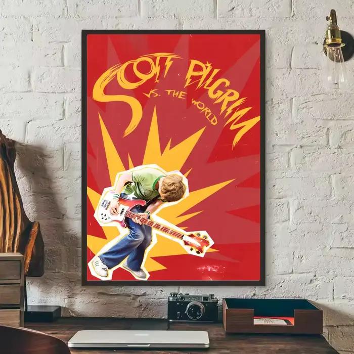 S-Scott – affiche autocollante pèlerin vs le monde