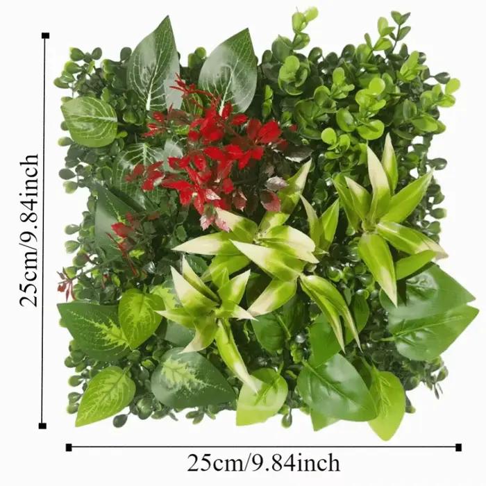Panneau mural de plantes artificielles DIY