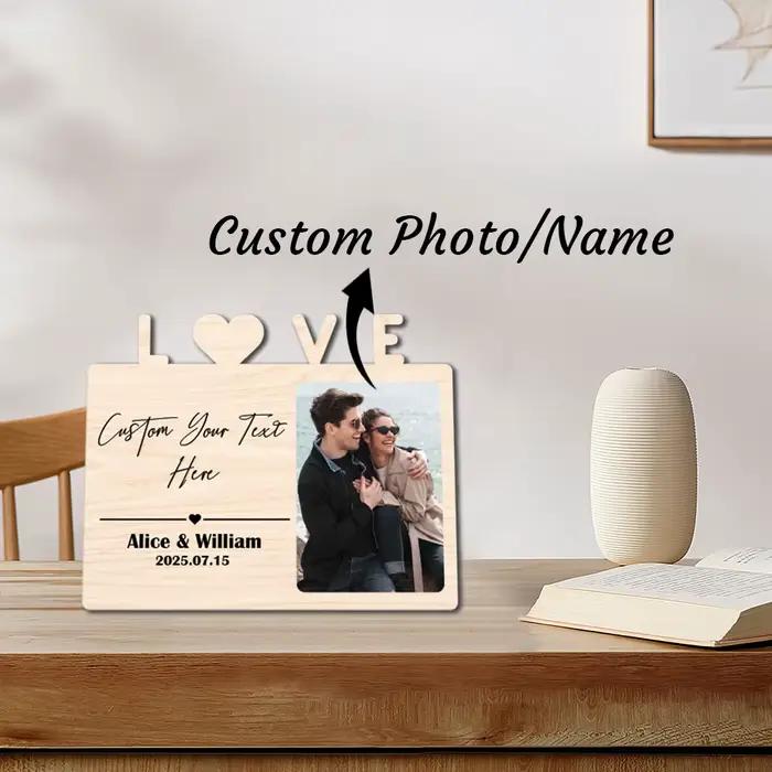 Cadre Photo personnalisé pour amoureux