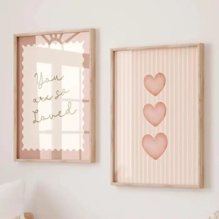 Art rose sans cadre « You Are So in Love »