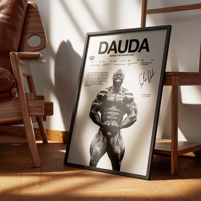 M. Olympia – affiche de légende de musculation
