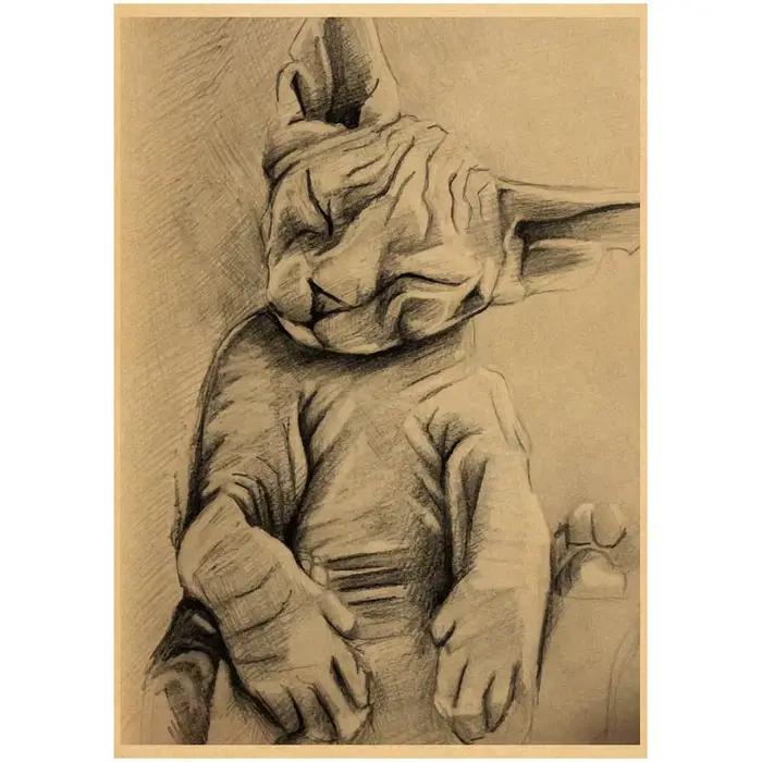 Sphinx – affiche de chat rétro