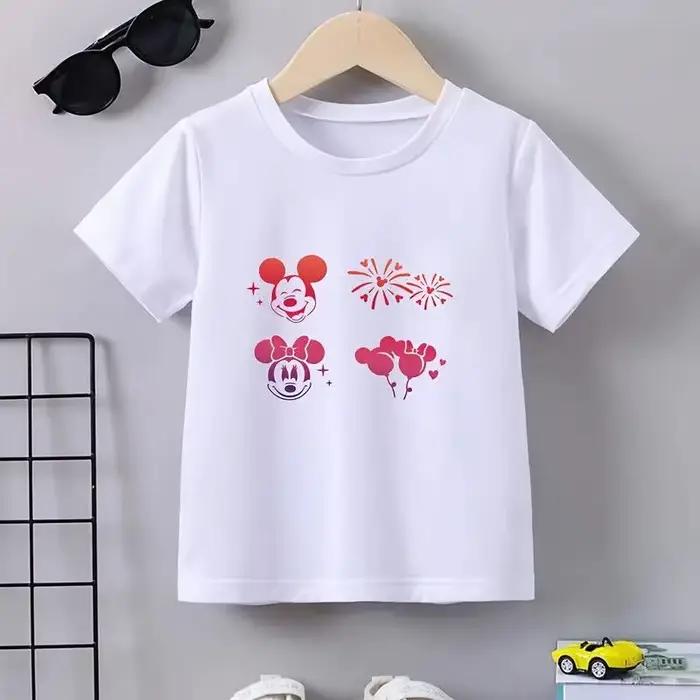 Pochoir peint Disney Mickey Minnie Mouse