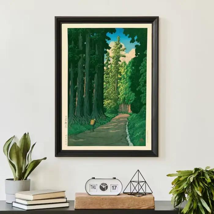 Kawase Hasui classique japonais bloc de bois paysage œuvre toile affiche imprimée océan montagne mur photos décor à la maison