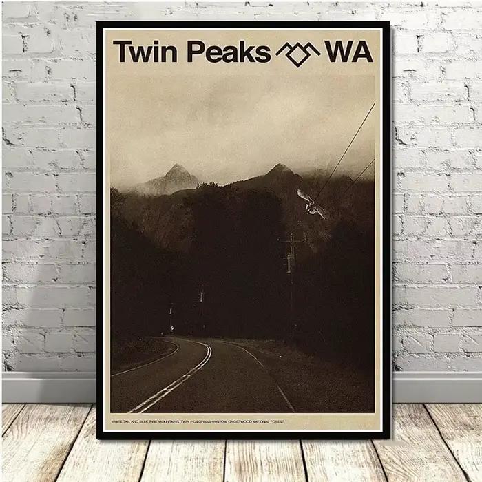Twin Peaks TV Series Shows Affiche et impressions d'anime de film classique