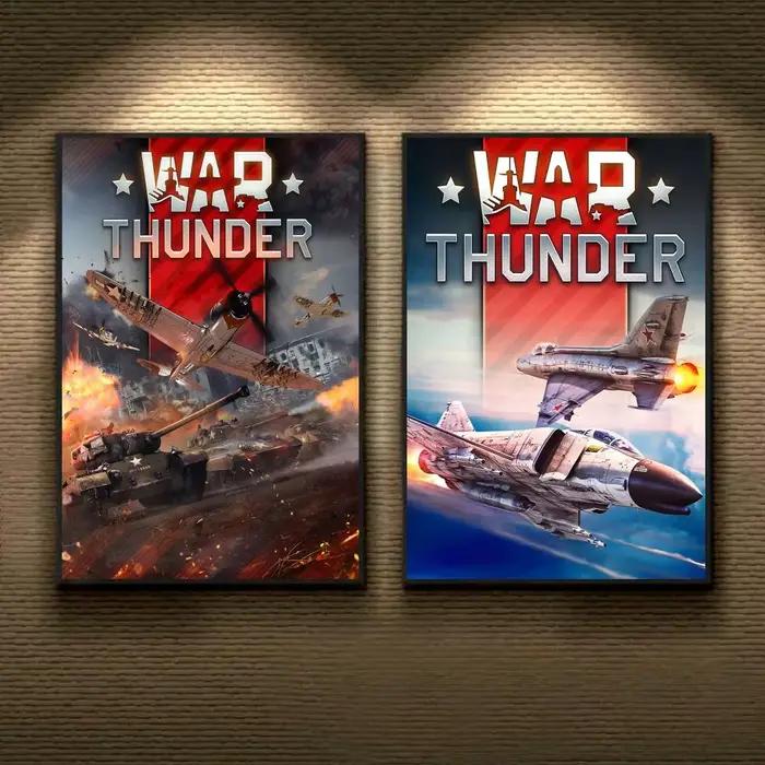 Affiche de jeu classique W-War t-trounder