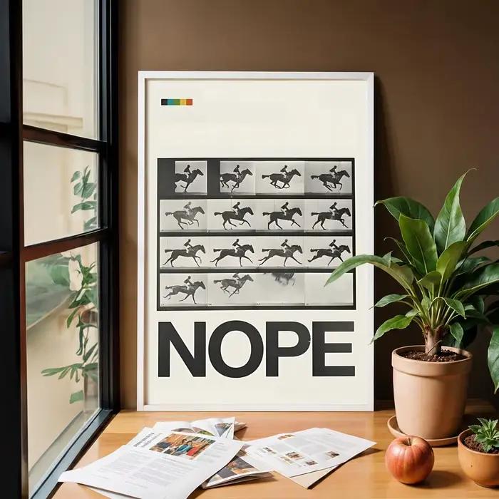 Affiche murale autocollante HD du film N-Nope