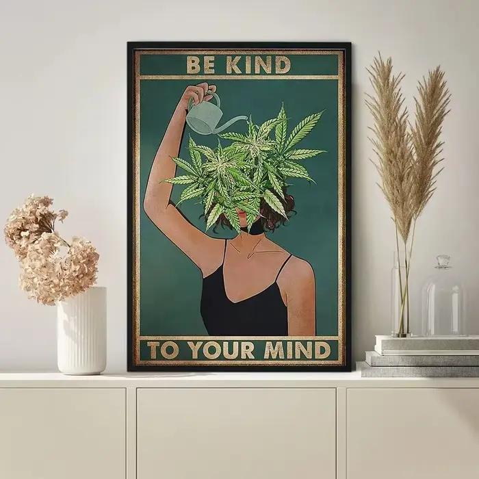 Affiche de santé mentale pour filles