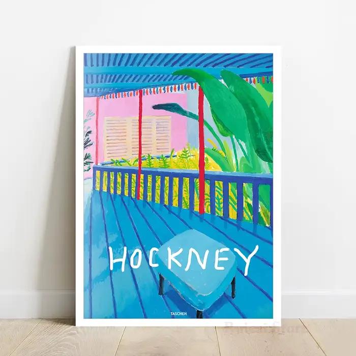 Affiche murale sur toile David Hockney Tropical Terrace