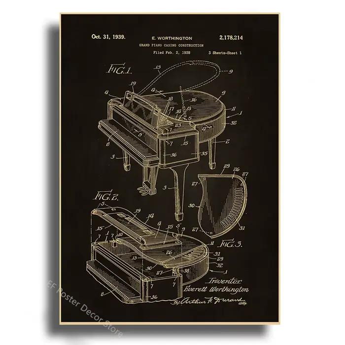 JEViolin Drum Piano Poster
