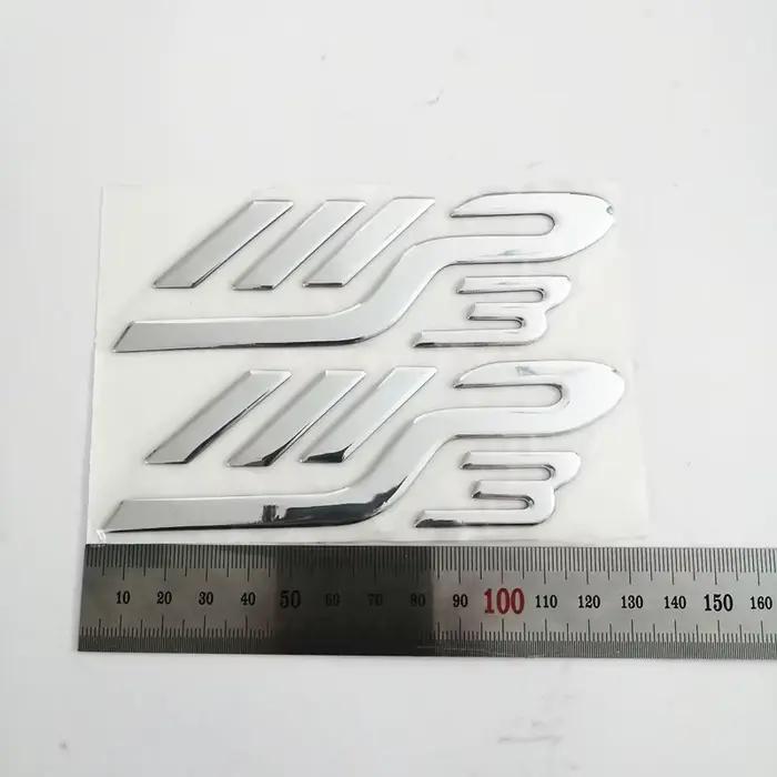 Autocollants argentés de moteur de logos de moto, emblèmes 3D, autocollant de scooter de moto, PIAGGIO MP3, 125, 300, 400, 500
