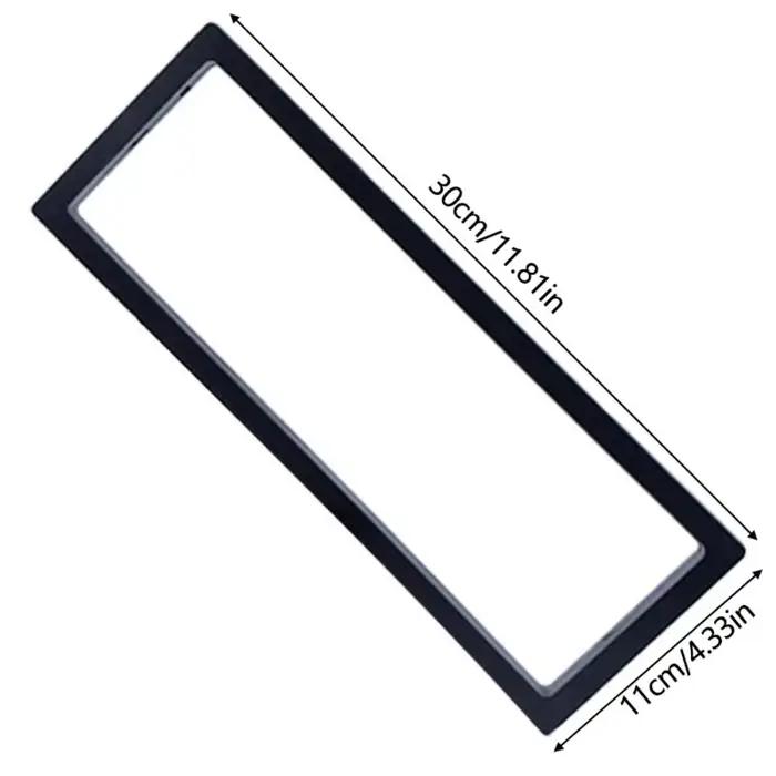Nouveau Cadre Transparent boîte de rangement carré noir blanc