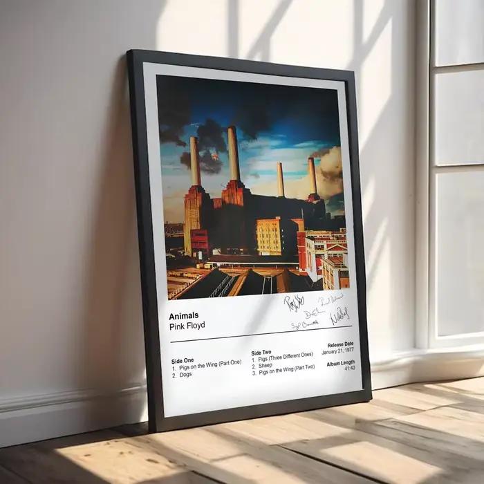 Peinture de couverture d'album P-Pink Floyd