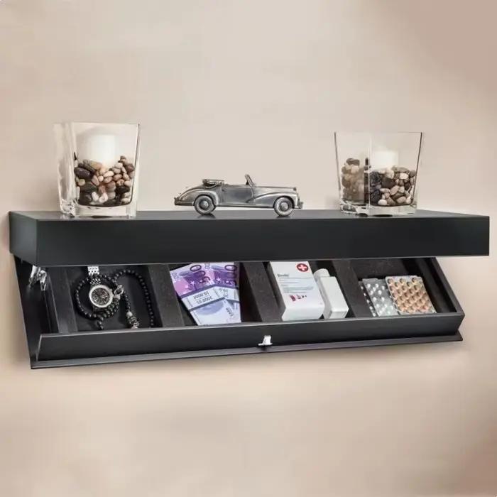 Étagère design de couleur unie avec compartiment Secret