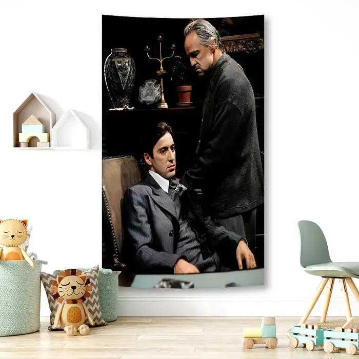 Scarface: le monde est votre tapisserie d'affiche de film classique avec peinture sur toile de Tony