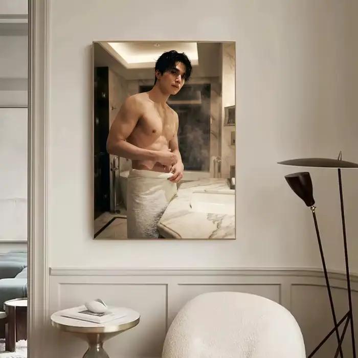 Affiche murale avec image d'acteur L-Lee D-Dong W-Wook