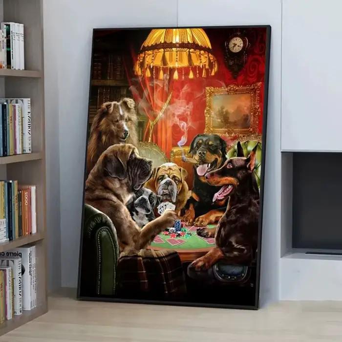 Affiche amusante sur toile d'animaux