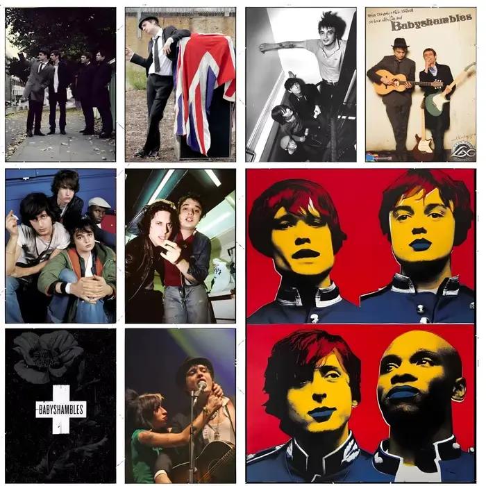Affiche de groupe de rock B-Babyshambles
