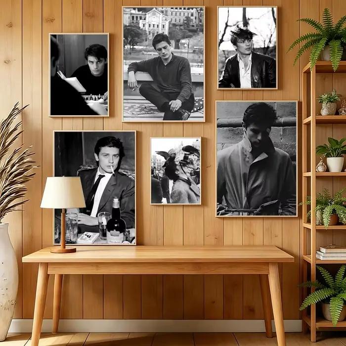Affiche de l'acteur français A-Alain Delon