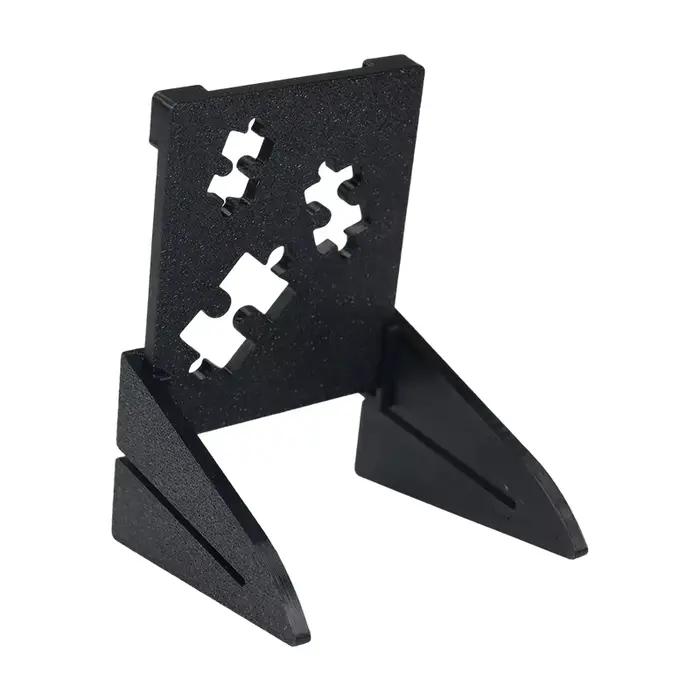 Support d'affichage de puzzle détachable et porte-affiche en plastique noir