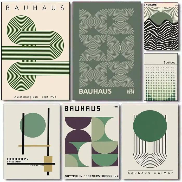 Bauhaus – affiche murale moderne en PVC