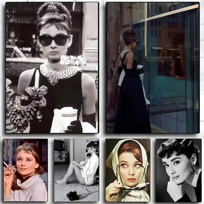 Affiche intemporelle A-Audrey Hepburn