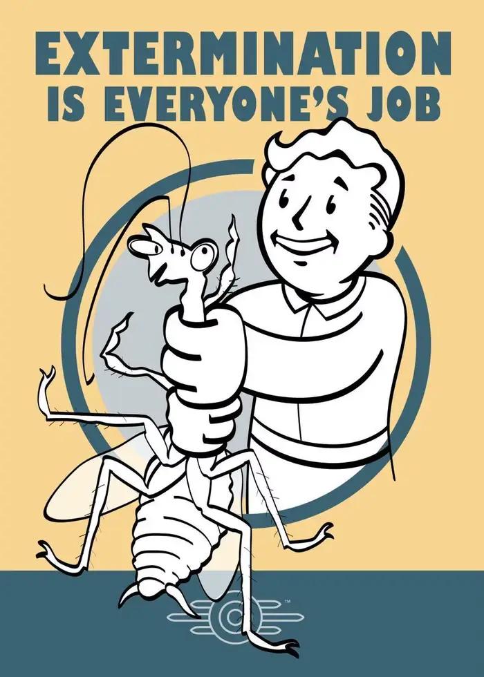 Affiches Fallout, série de jeux d'art mural