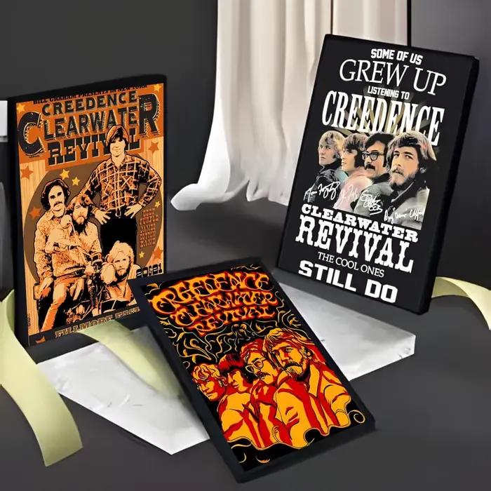 Affiche de la légendaire groupe de rock américain C-Creedence Clearwater Revival