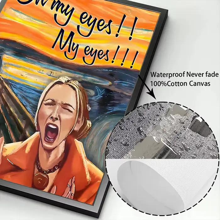 Phoebe Buffay "Oh My Eyes" drôle classique émission de télévision amis affiche toile peinture mur Art photos pour salon décor à la maison