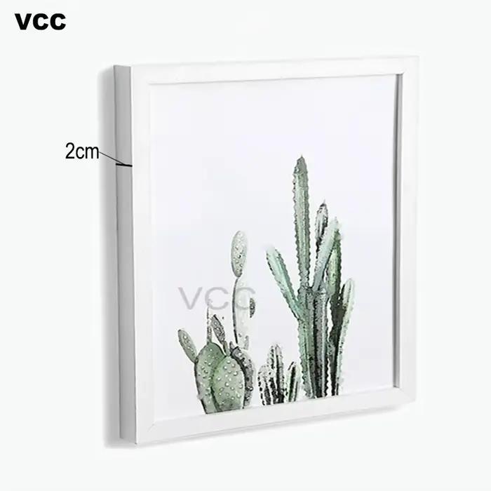 Nature cadre Photo carré en bois 30X30 35X35cm plexiglas inclure des cadres