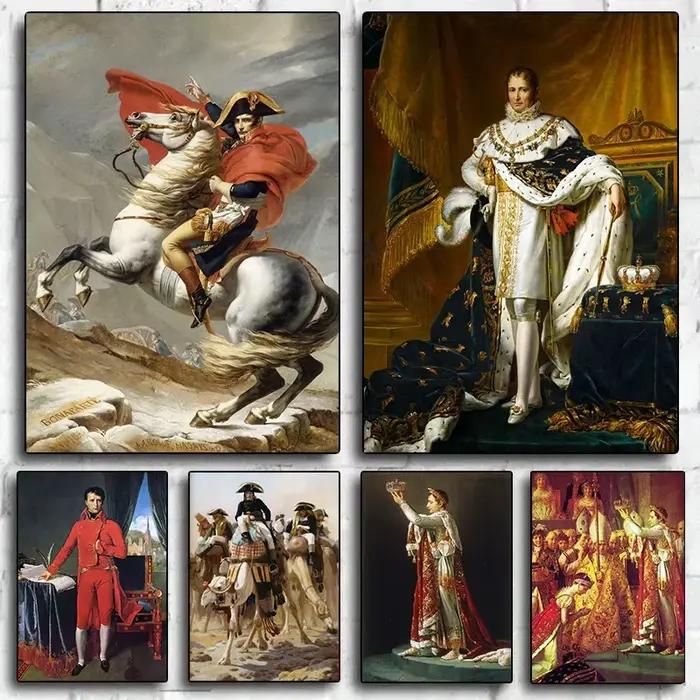 Portrait de Napoléon Bonaparte Traversant les Alpes