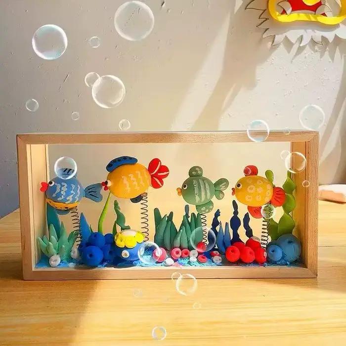 Aqumotic – cadre Photo vierge avec lumière LED