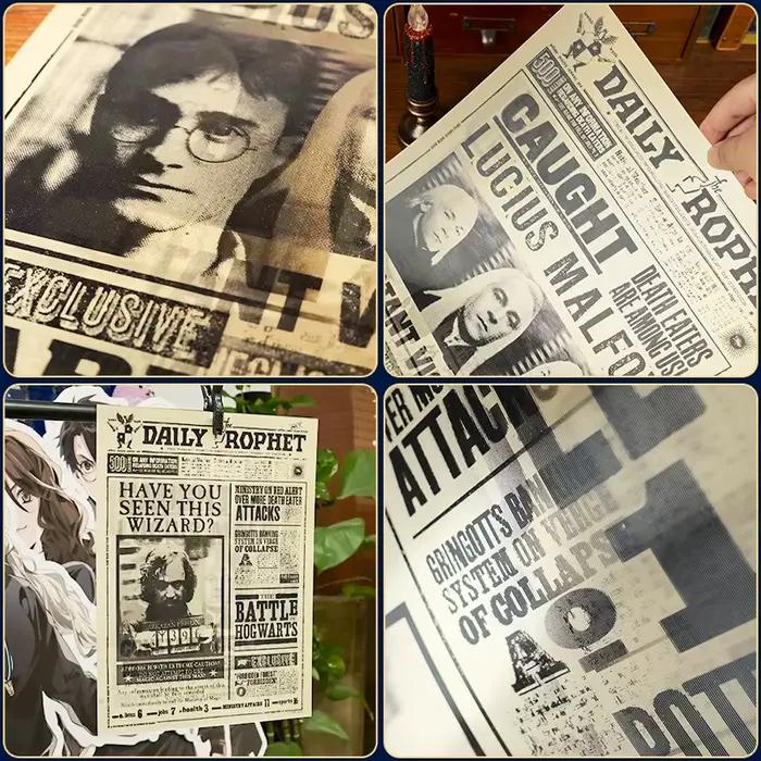 Nouvelle affiche holographique officielle Harry Potter avec trois variations