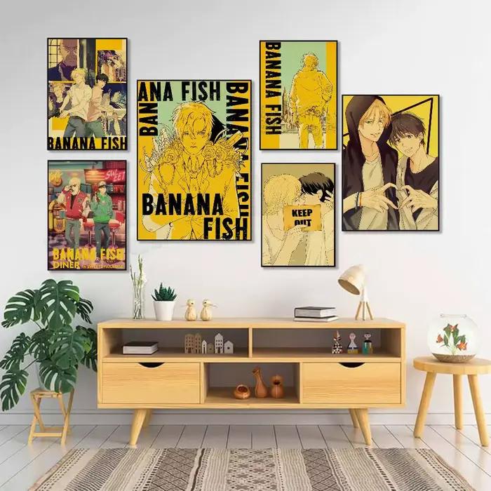 Affiche de poisson b-banane Anime