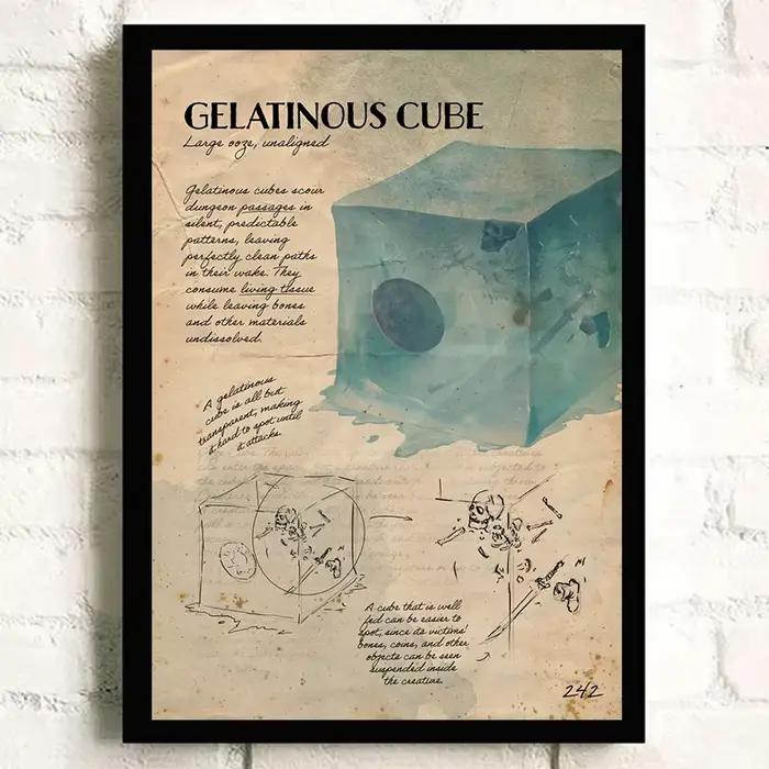 Affiche D & D Monster Manual Poster