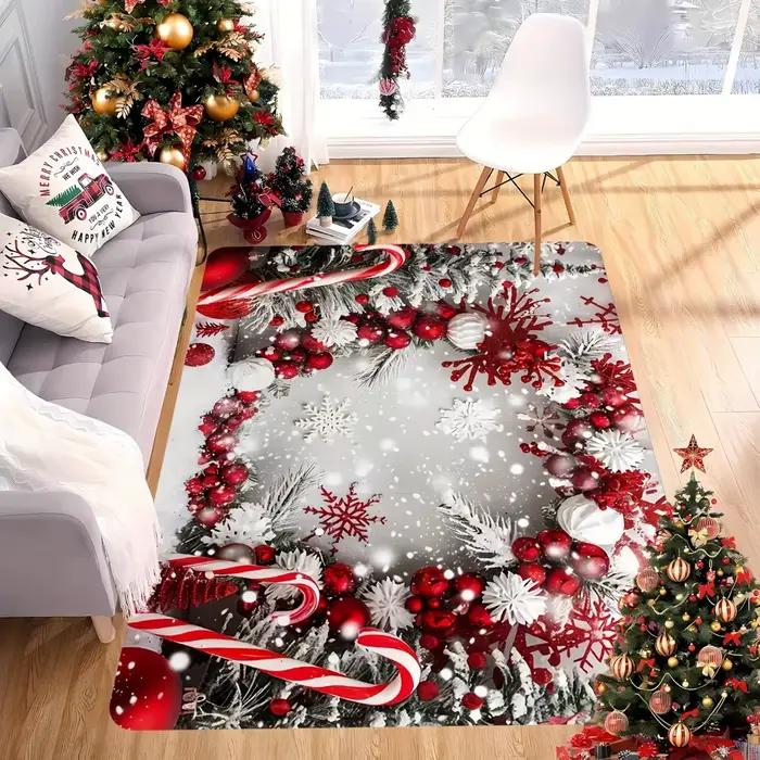 Tapis décoratif sur le thème de Noël pour salons